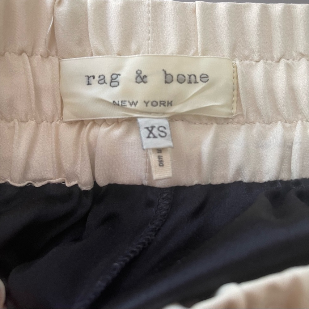 XS Rag & Bone Drawstring Silk Blend Trouser - Picture 6 of 10